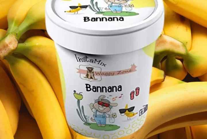 Waggy Zone Ice Cream Banana (Banana) For Dogs