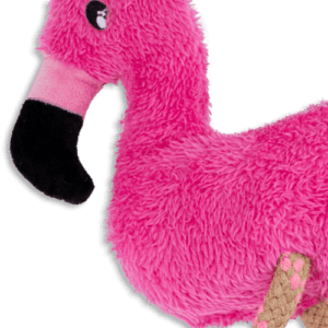 Beco Dual Material Flamingo – Hemp Rope Toys for Dogs