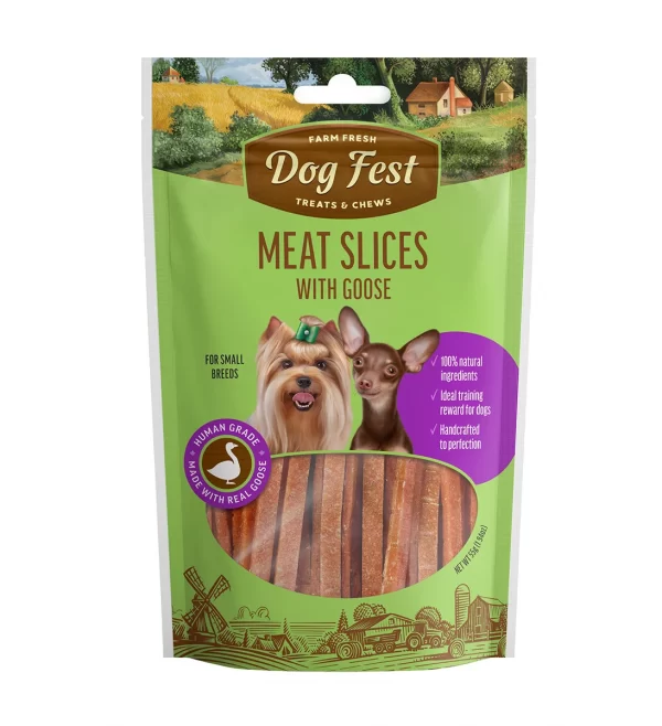 Dog Fest Meat Slices With Goose