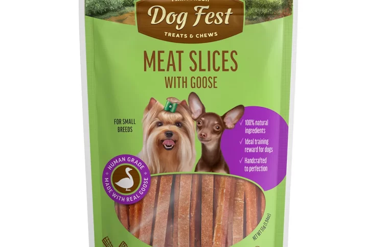 Dog Fest Meat Slices With Goose