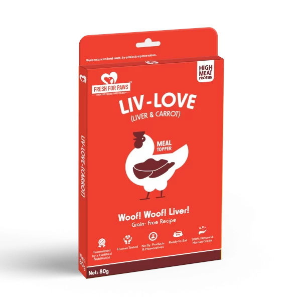 Liv-Love (Liver & Carrot) Meal Topper For Cats & Dogs