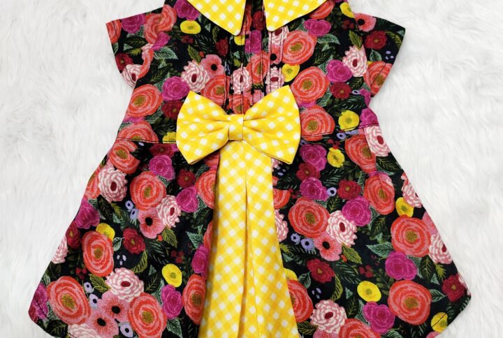 Summer Floral Cotton Dress – Casual Dress For Cats & Dogs