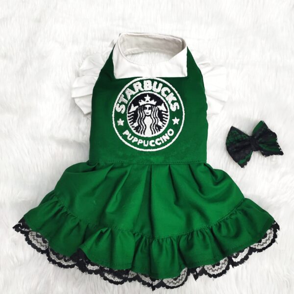 Starbucks Pappuccino Casual Dress For Cats & Dogs