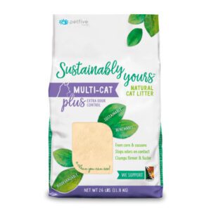 Sustainably Yours Multi Cat Natural Cat Litter Plus Extra Odour Control