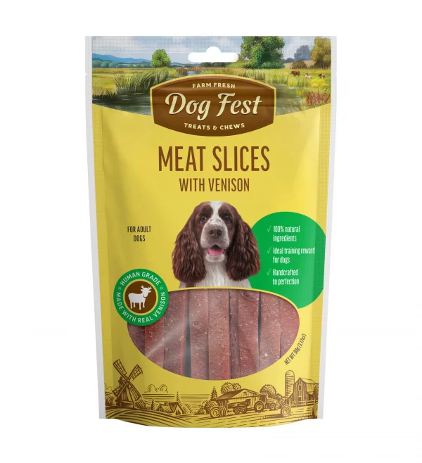 Dog Fest Meat Slices With Venison