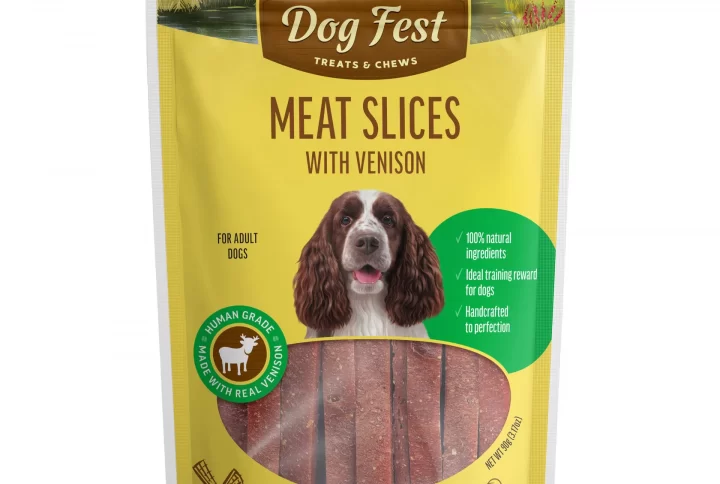 Dog Fest Meat Slices With Venison