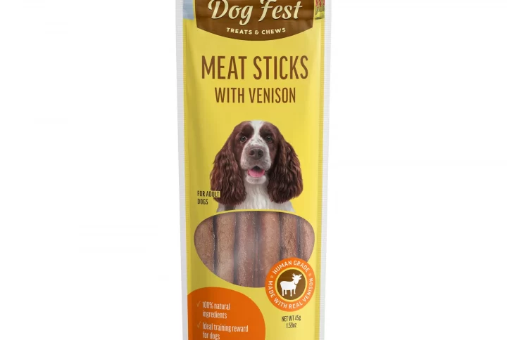 Dog Fest Meat Sticks With Venison