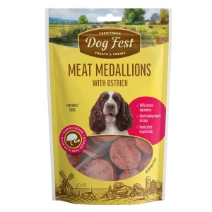 Dog Fest Meat Medallions With Ostrich