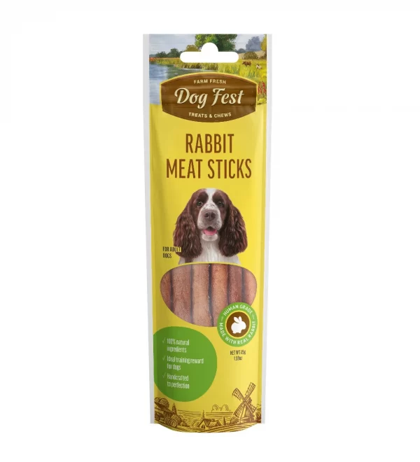 Dog Fest Rabbit Meat Sticks