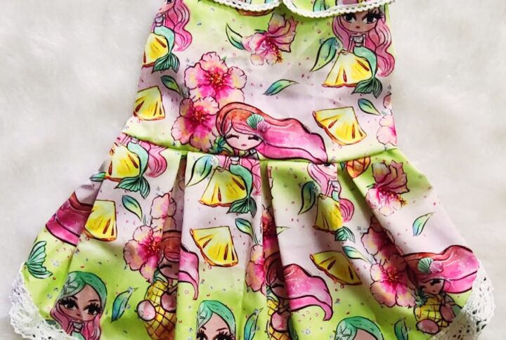 Tropical Mermaid Casual Dress For Cats & Dogs