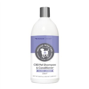 Petkin CBD Pet Shampoo & Conditioner, Calming Lavender For Dogs