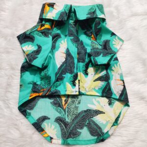 Tropical Cockatoo Theme Shirt For Cats & Dogs