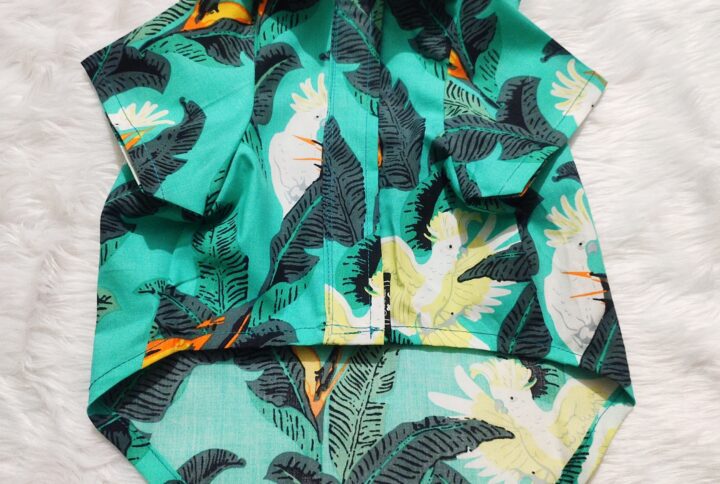 Tropical Cockatoo Theme Shirt For Cats & Dogs