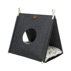 Trixie Elfie Cave – Anthracite Color – Beds For Cats