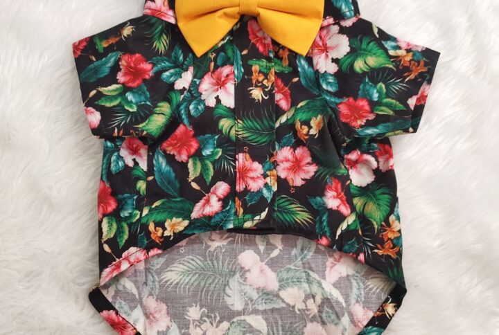 Tropical Floral Shirt For Cats & Dogs