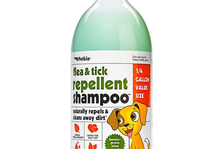 Petkin Flea & Tick Repellent Shampoo For Cats & Dogs