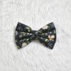 Furvilla Black Neon Green Floral Bow