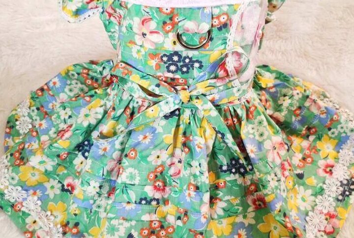 Furvilla Green Aesthetic Casual Dress Casual Dresses