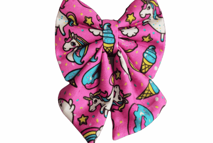 Furvilla Pink Unicorn Sailor Bow
