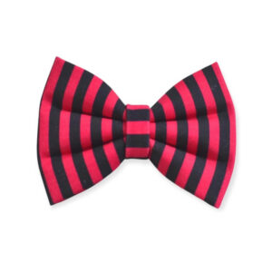 Furvilla Striped Bow Collection Red Color