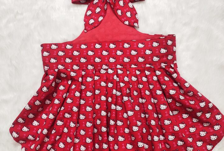 Hello Kitty Backless Summer Dress – Casual Dress For Cats & Dogs