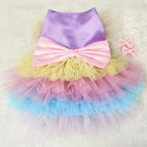 Multicolored Fancy Dress For Cats & Dogs