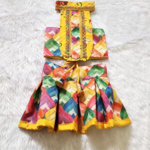 Multicolored Lehenga Choli – Festive Dress For Cats & Dogs