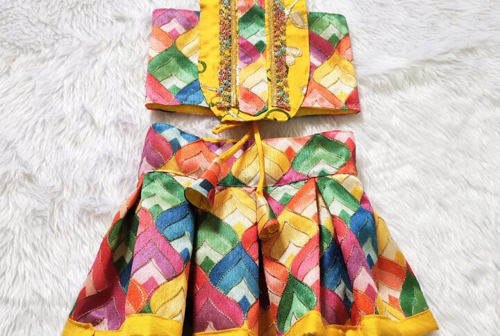 Multicolored Lehenga Choli – Festive Dress For Cats & Dogs