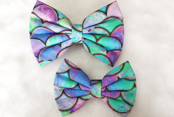Mermaid Fish Scale Bow – Bow For Cats & Dogs