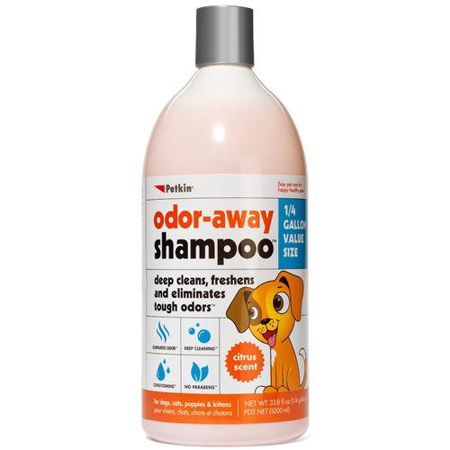Petkin Odor-Away Shampoo For Cats & Dogs