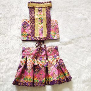 Purple & Pink Lehenga Choli – Festive Dress For Cats & Dogs