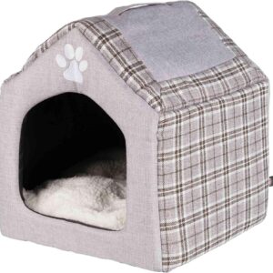 Trixie Silas Cave – Grey/Cream Color – Beds For Cats & Dogs 