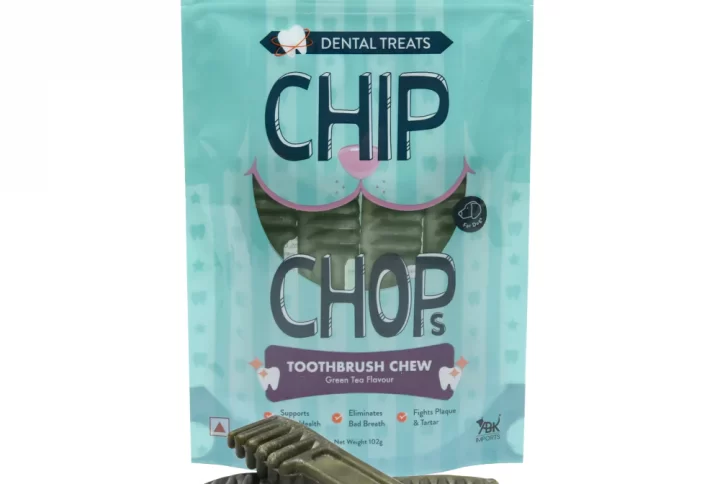 Chip Chops Toothbrush Chew – Green Tea Flavor