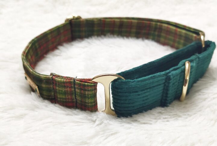 Premium Checkered Martingale Collar For Dogs
