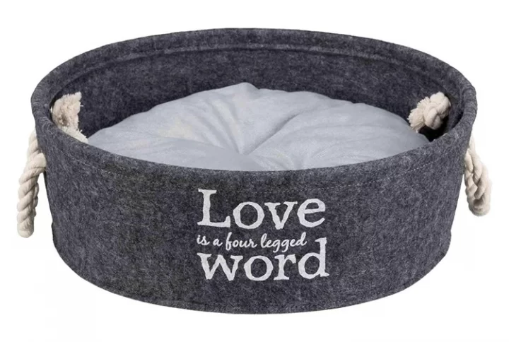 Trixie Lian Basket – Anthracite Color – Beds For Dogs