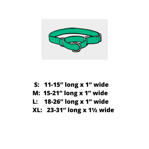 martingale revised size chart