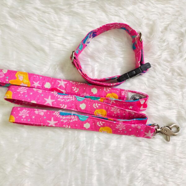 Mermaids Are Real Collar Leash Set For Cats & Dogs