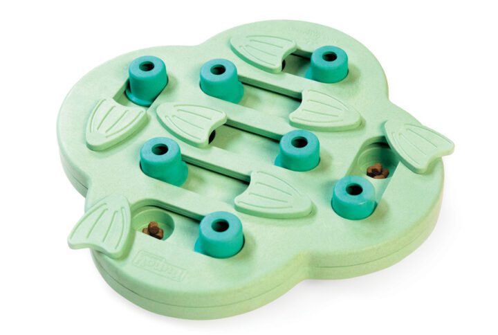 Puppy Hide N Slide Interactive Treat Puzzle Toy For Dogs – Green Color