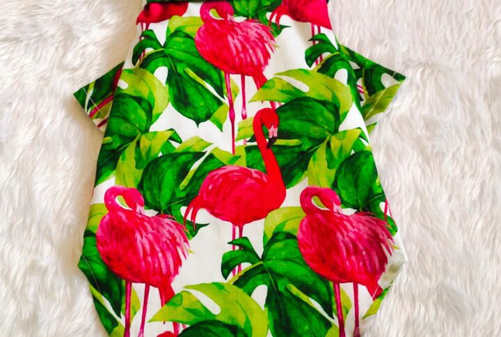 Tropical Flamingo Shirt For Cats & Dogs