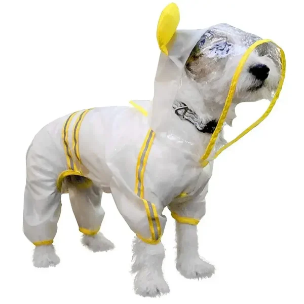 Fofos 4 Leg Raincoat Yellow Dog Model