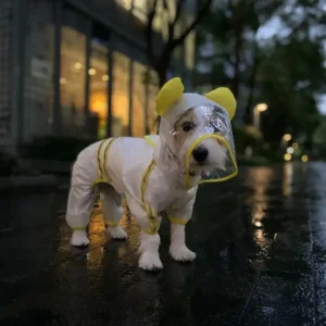 Pet Four Leg Raincoat For Dogs