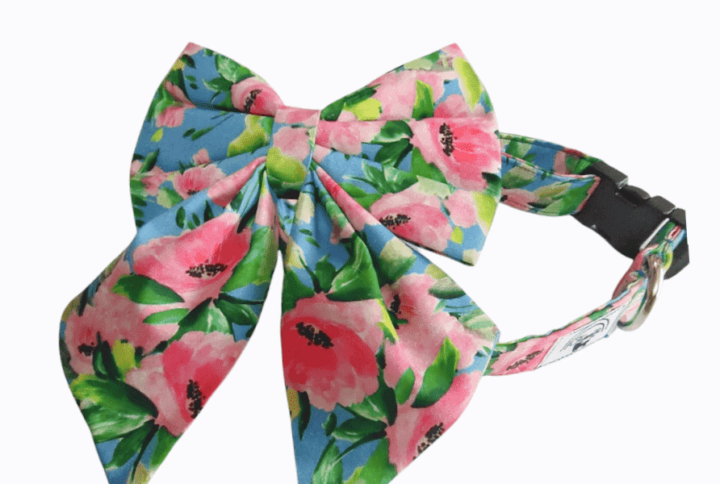Sailor Bow & Collar Set For Cats & Dogs