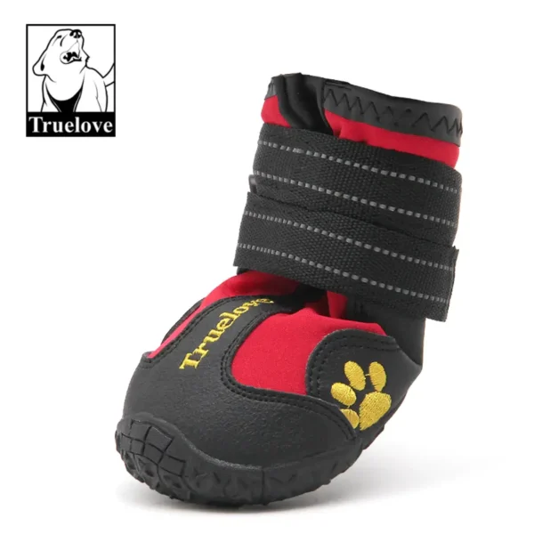 Truelove Pet Boots For Dogs – Red Color