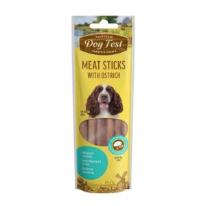 Dog Fest Meat Sticks with Ostrich