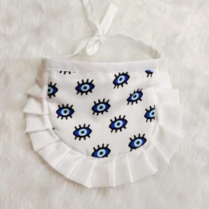 Furvilla Blue White Evil Eye Bandana