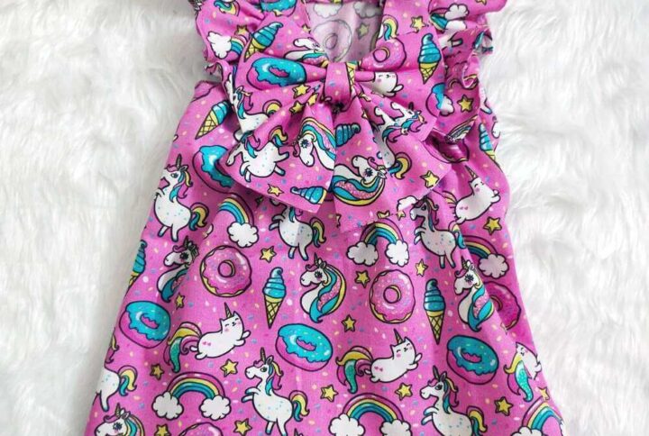 Unicorn Cotton Dress – Casual Dress For Cats & Dogs