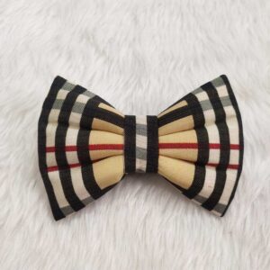 Furvilla Yellow Black Burberry Bow