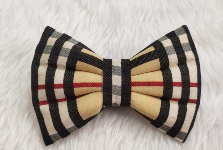 Furvilla Yellow Black Burberry Bow