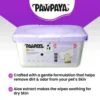Pawpaya Pet Wipes 100 Pack Tub Props2