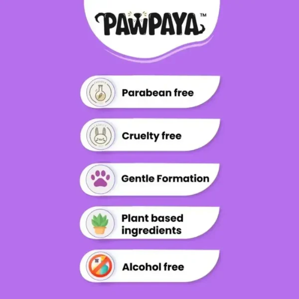 Pawpaya Pet Wipes 100 Pack Tub Props4